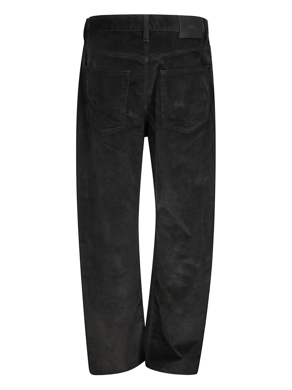 Studio Nicholson Ribfluwelen broek - Zwart