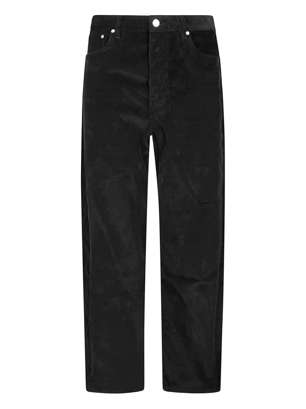 Studio Nicholson Ribfluwelen broek Zwart