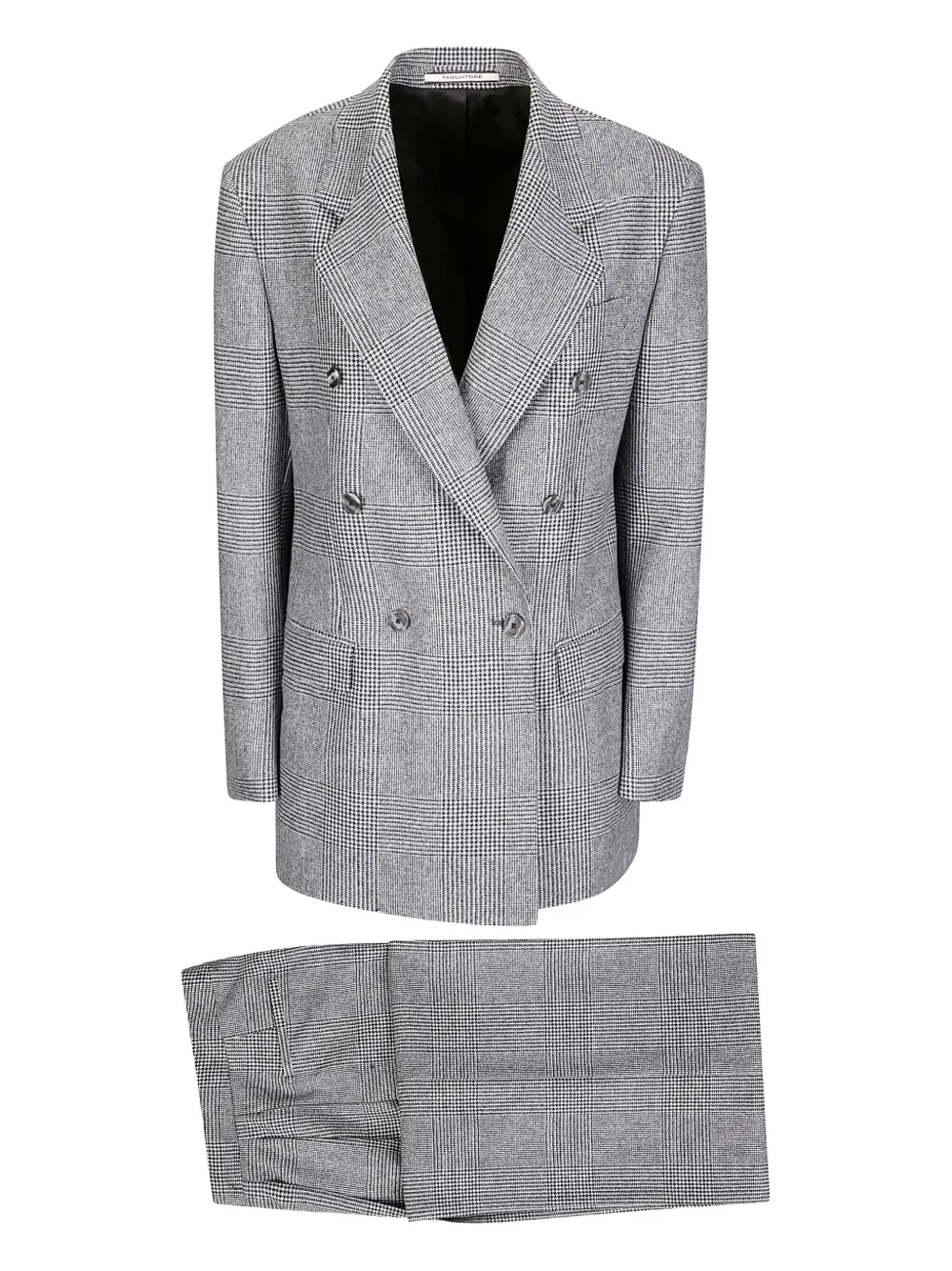 Tagliatore glen-plaid double-breasted suit Grijs