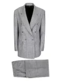 Tagliatore glen-plaid double-breasted suit - Grey