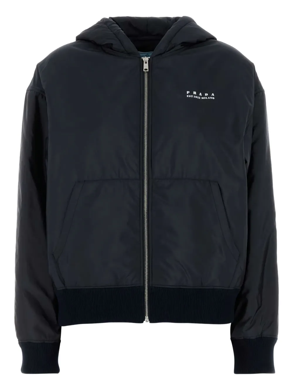 Prada Gewatteerd jack Blauw