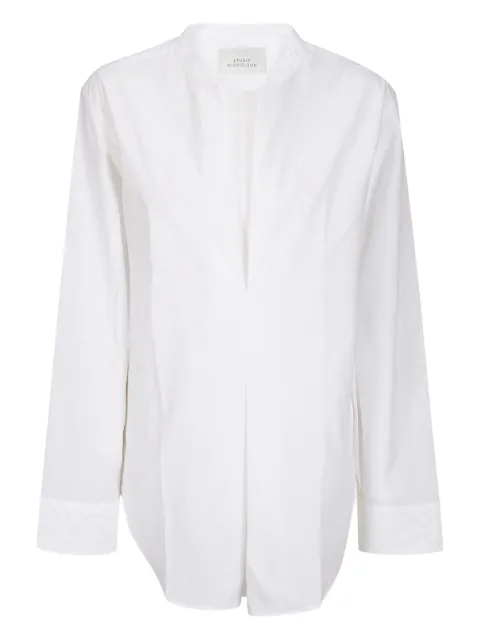 Studio Nicholson pleat-detail blouse