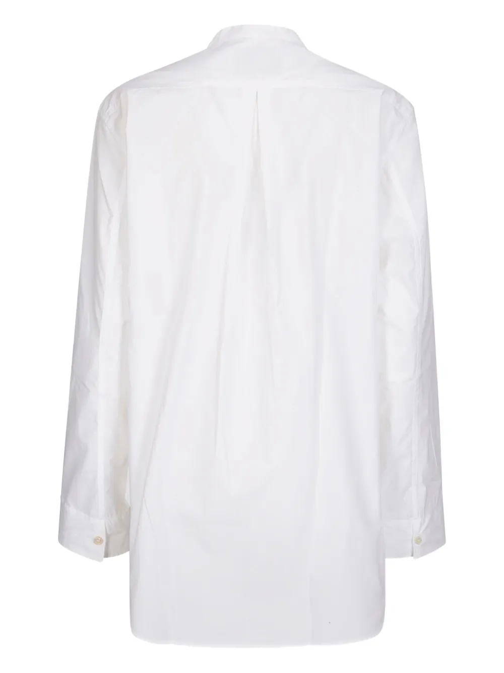Studio Nicholson pleat-detail blouse - Wit