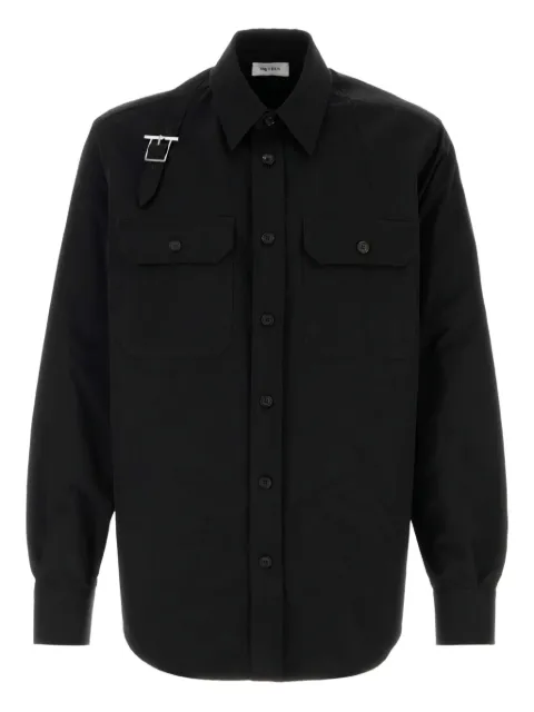 Alexander McQueen chemise à détail de boucle