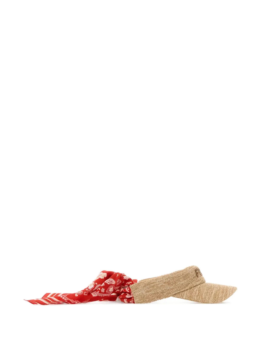 FENDI Raffia zonneklep - Beige