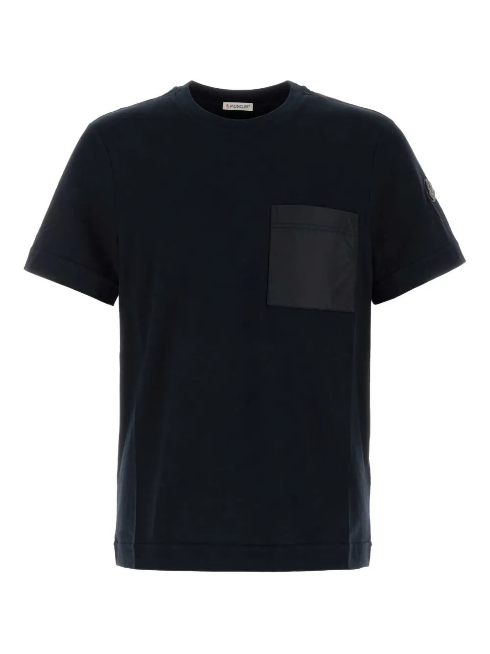 Moncler T-shirt met opgestikte zak Zwart