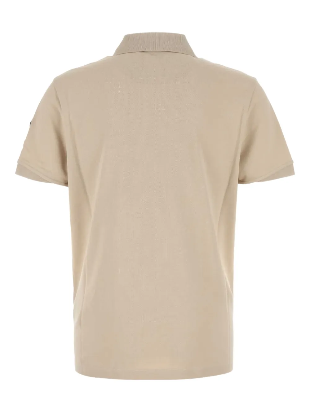 Moncler Piqué poloshirt met ritssluiting - Beige