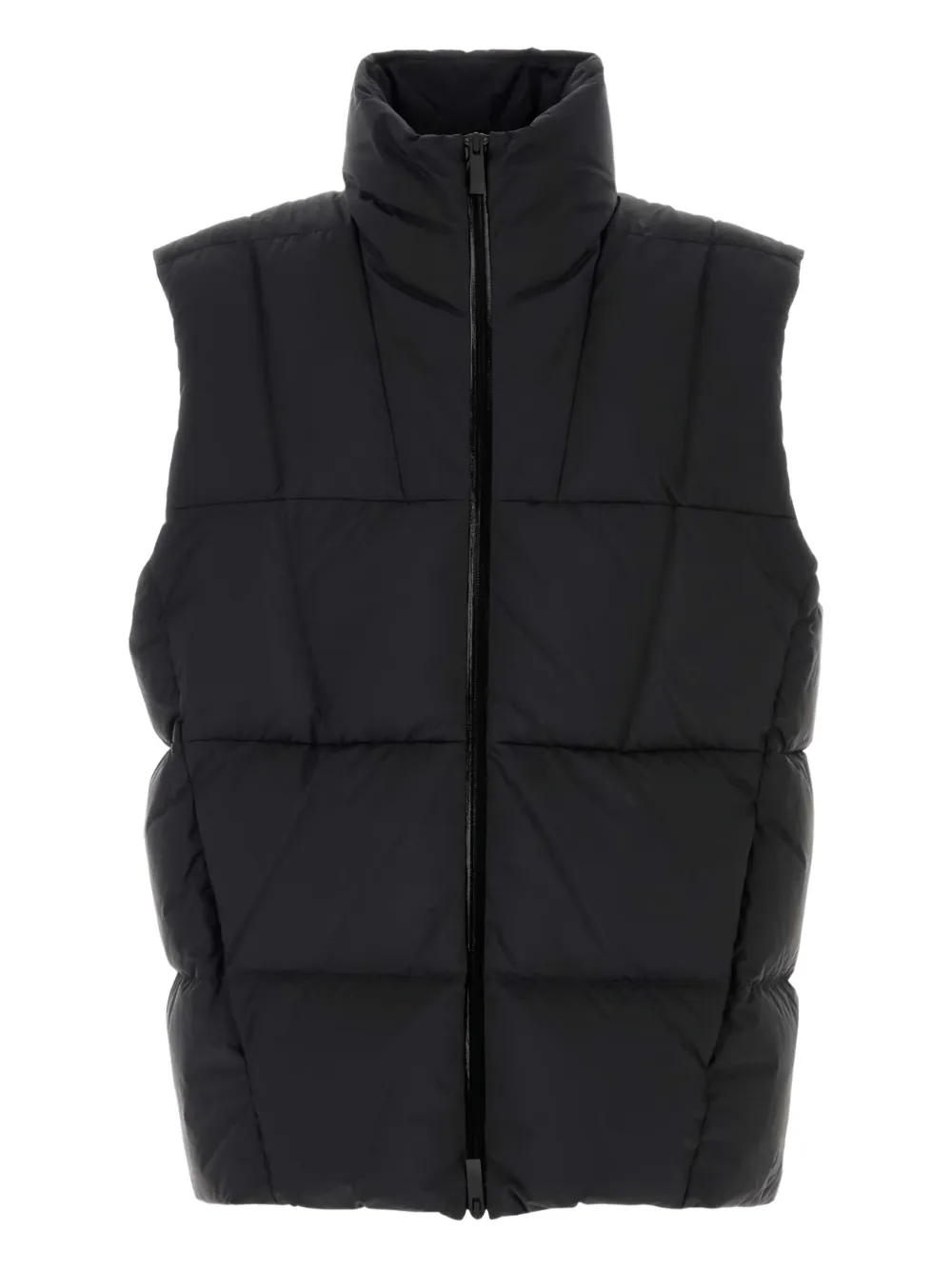 Moncler padded quilted gilet Zwart