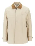 Fay corduroy-collar long-sleeve jacket - Neutrals