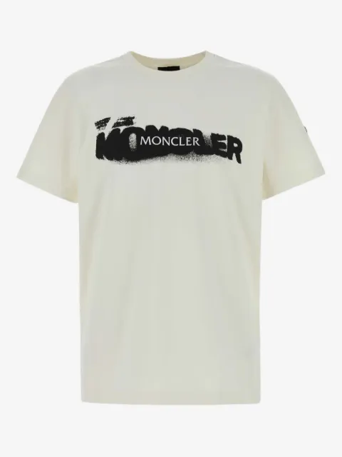 Moncler playera con estampado de espray
