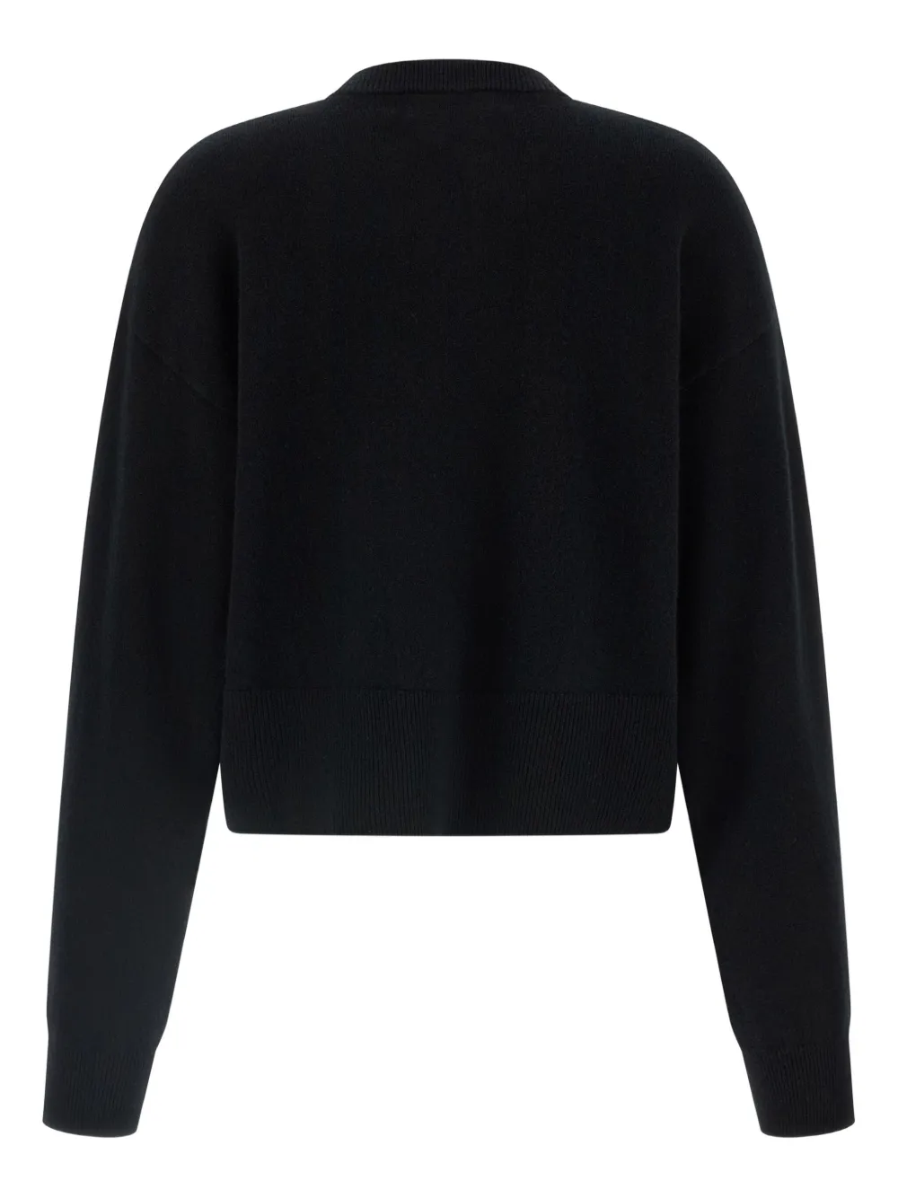 extreme cashmere Vest met knoopmanchetten Zwart