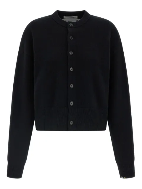 extreme cashmere button-cuffed cardigan
