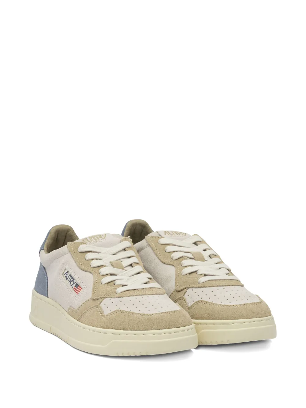 Autry logo-patch sneakers Neutrals