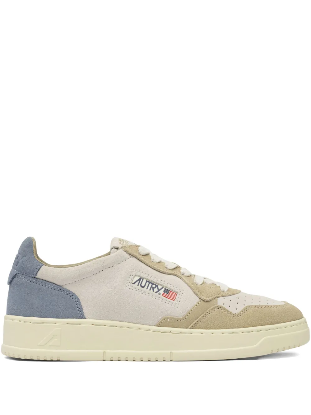 Autry logo-patch sneakers Neutrals