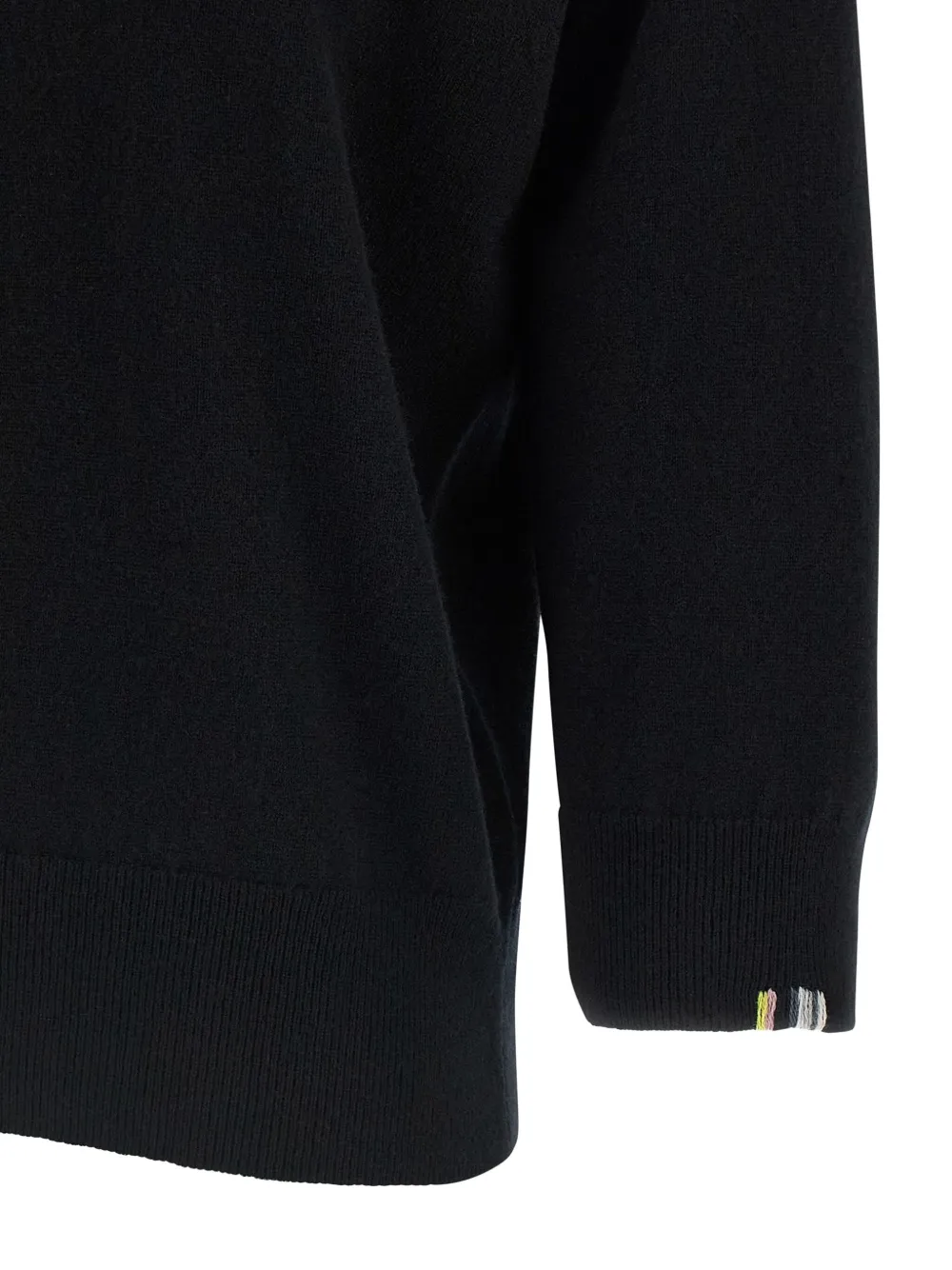 extreme cashmere Trui met ronde hals en cuffs Zwart