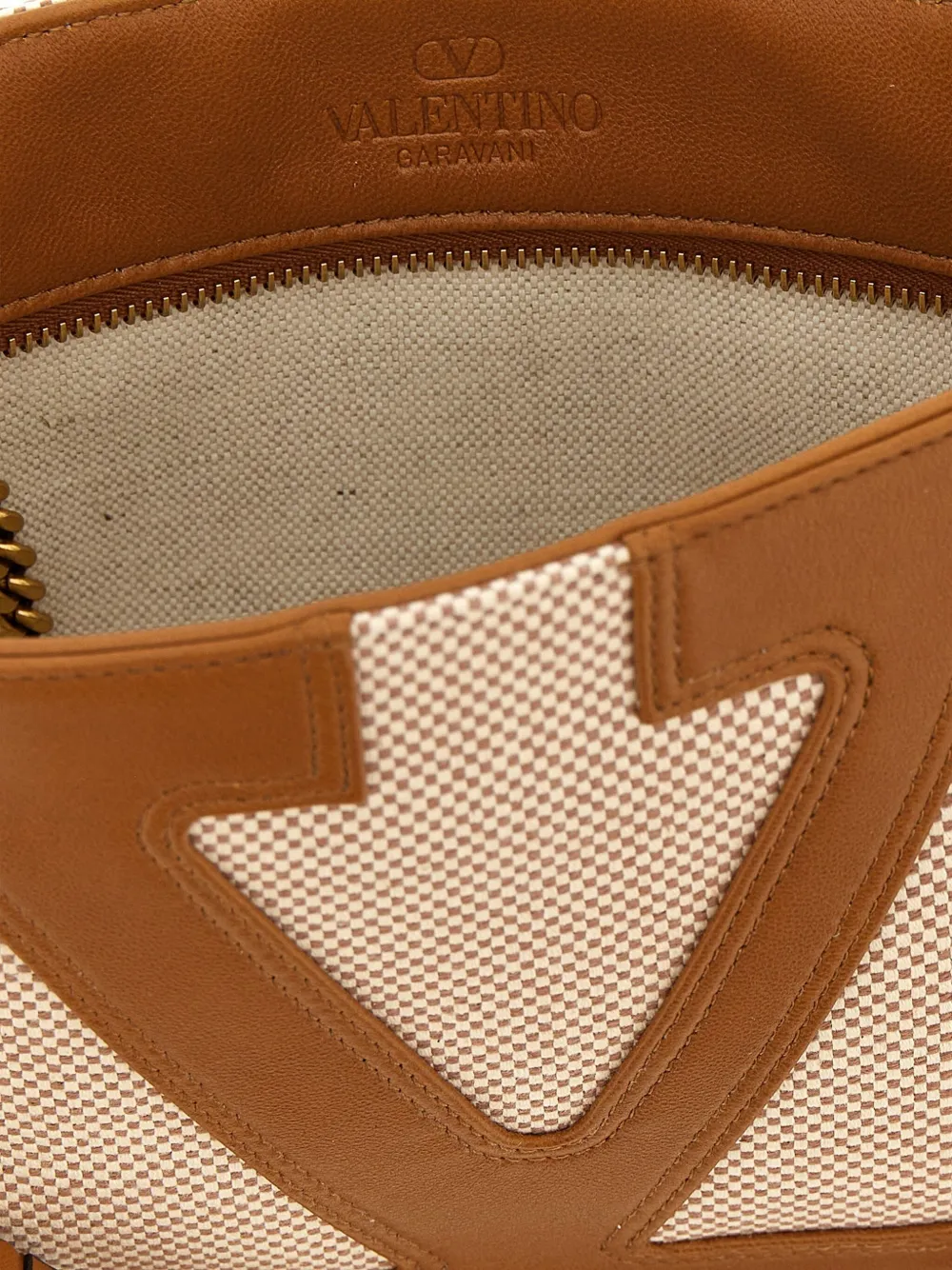 Valentino Garavani VLogo schoudertas Beige