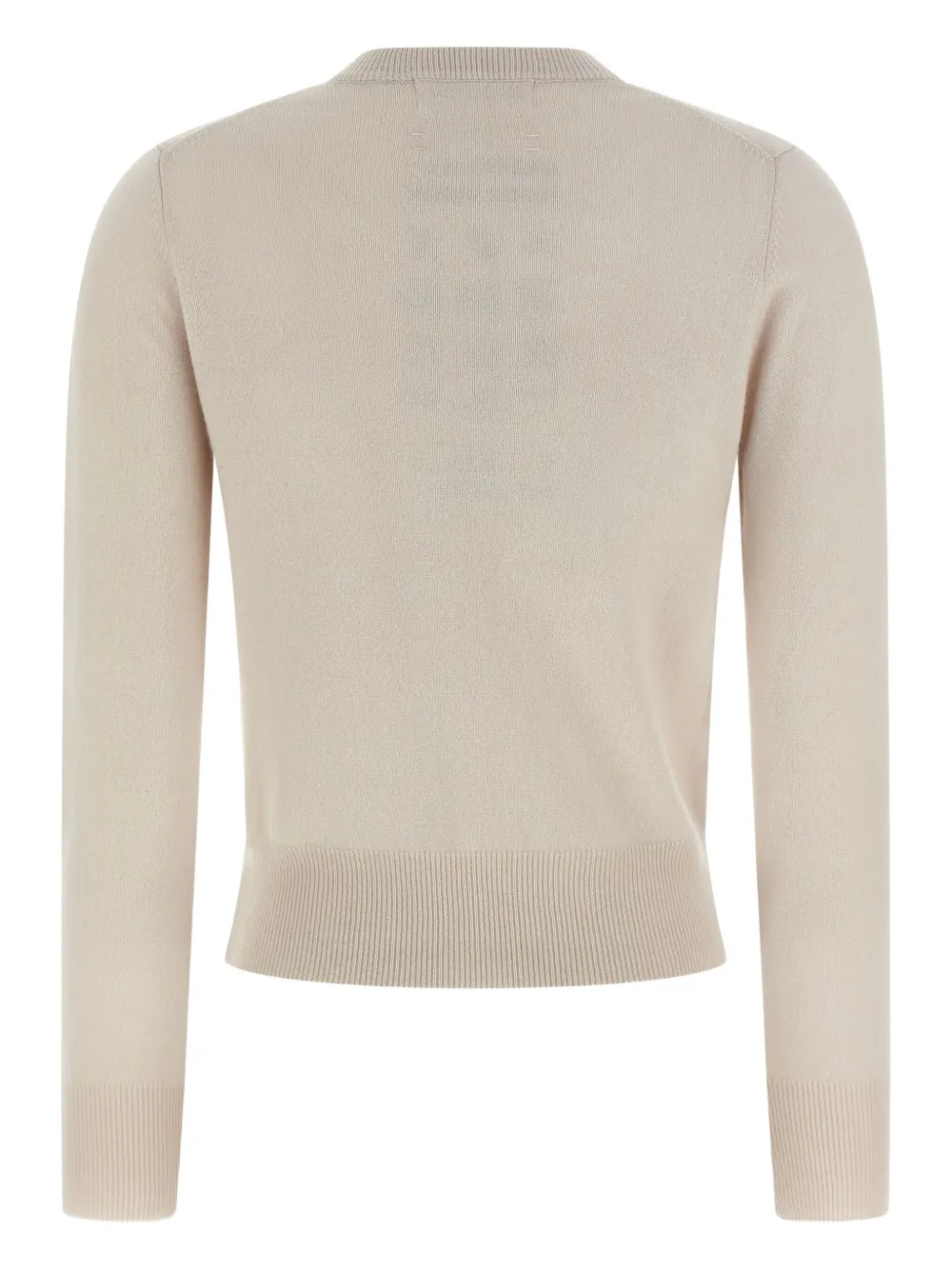 extreme cashmere crew-neck cashmere cardigan Beige