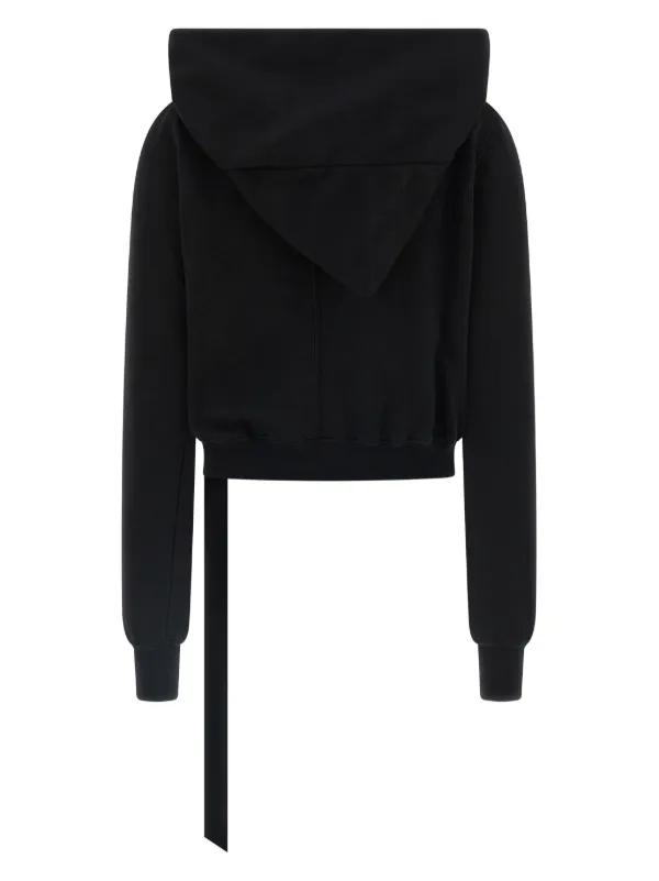 21FW rick owens プルオーバーパーカー　黒　M Rick Owens ジップアップ パーカー | ブラック | FARFETCH JP