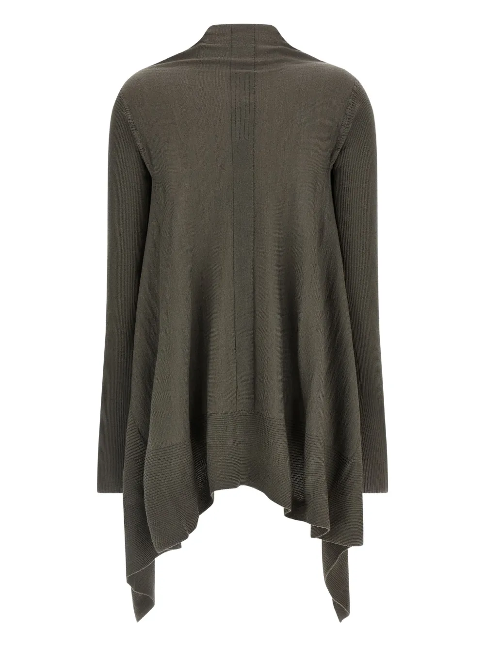 Rick Owens Geribbeld wikkelvest Groen
