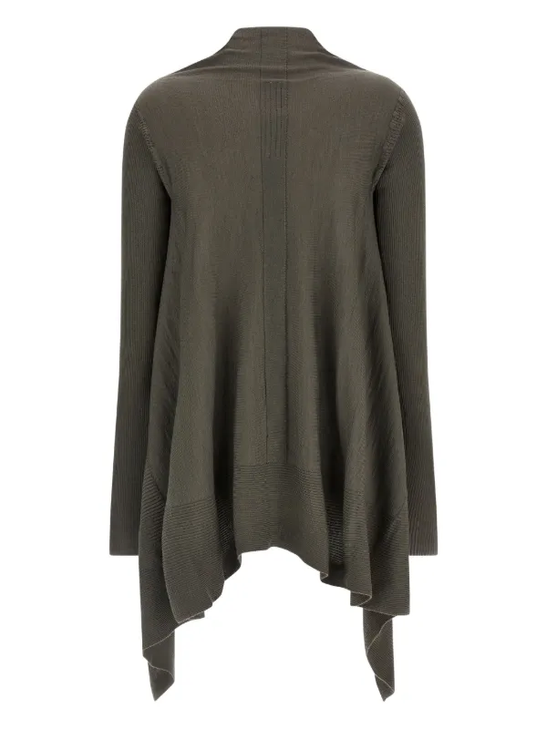 Rick Owens ラップ カーディガン | グリーン | FARFETCH JP