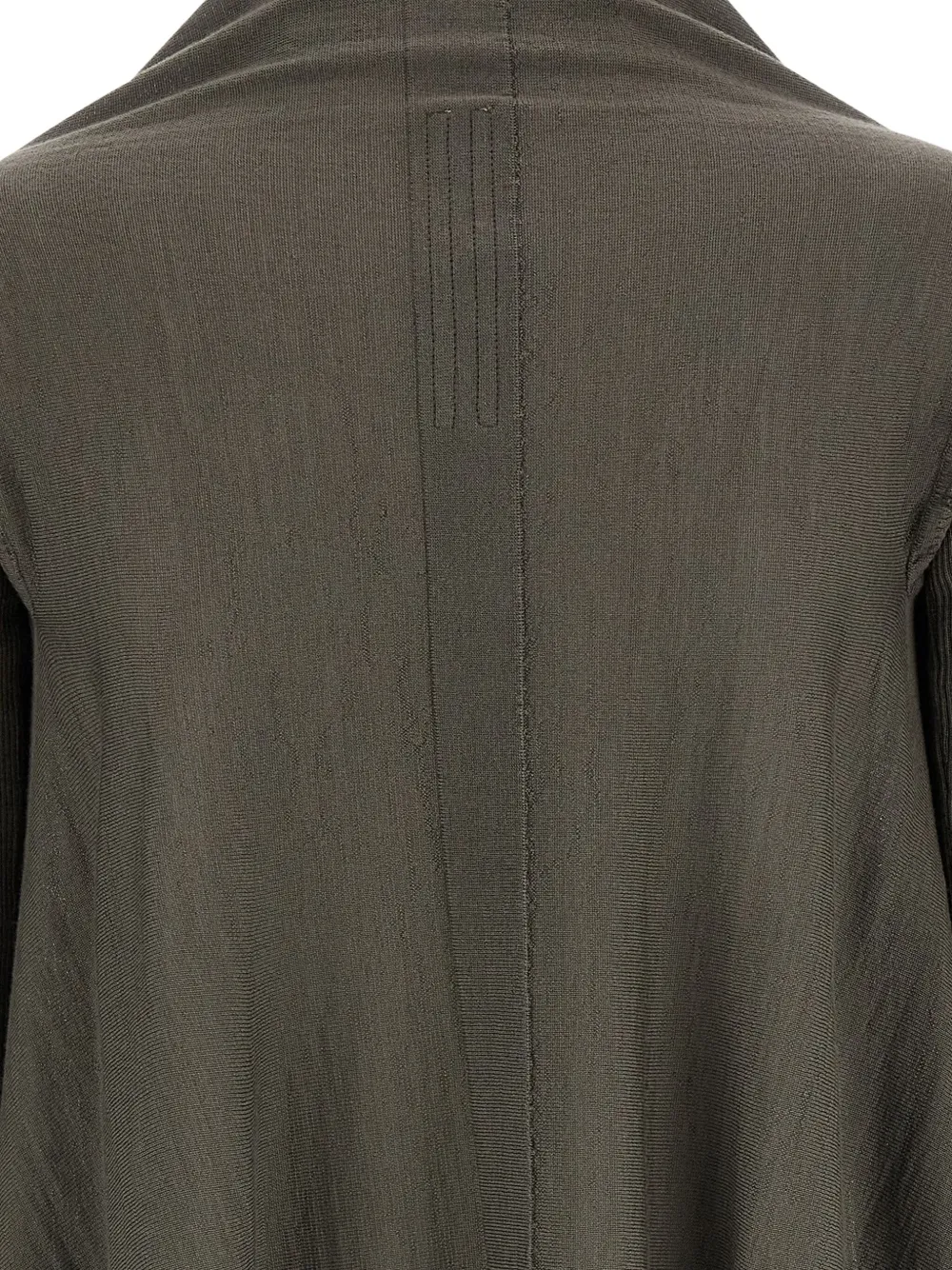 Rick Owens Geribbeld wikkelvest Groen