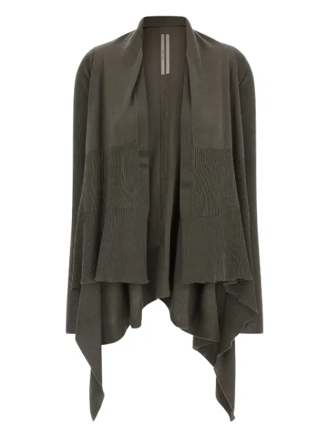 Rick Owens ribbed wrap cardigan