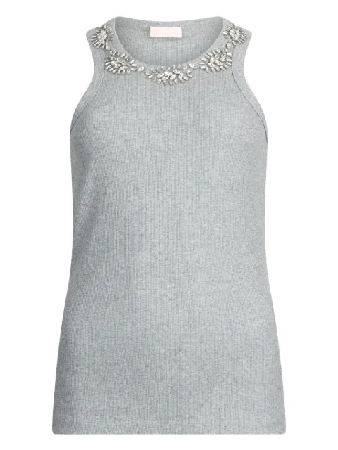 LIU JO top con apliques de strass