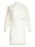 LIU JO lurex-jacquard dress - White