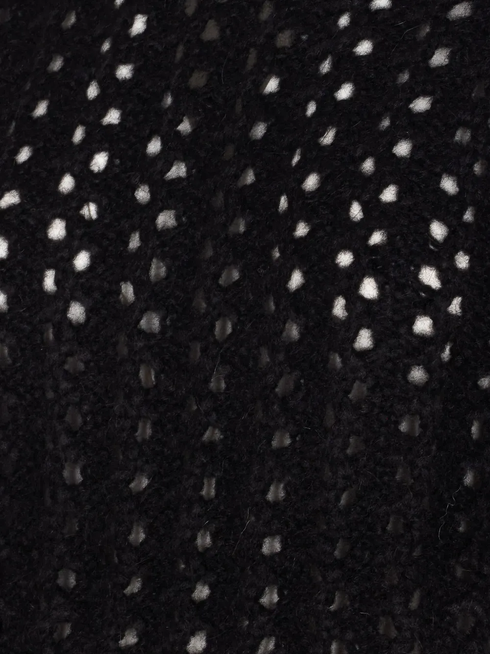 DONDUP crew neck embroidered sweater Zwart