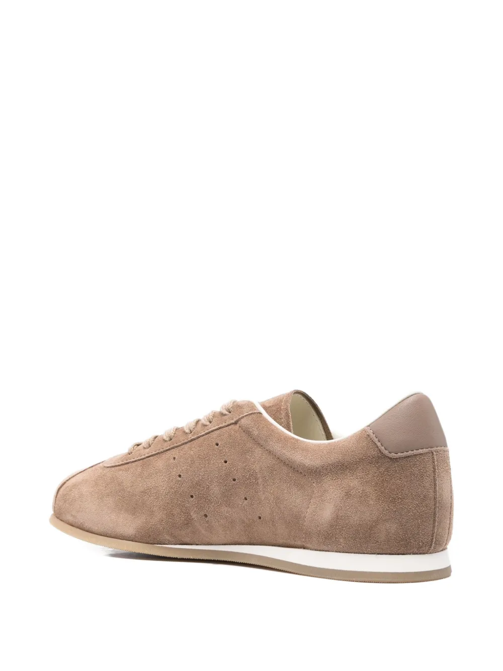 Common Projects lace-up suede-leather sneakers Brown