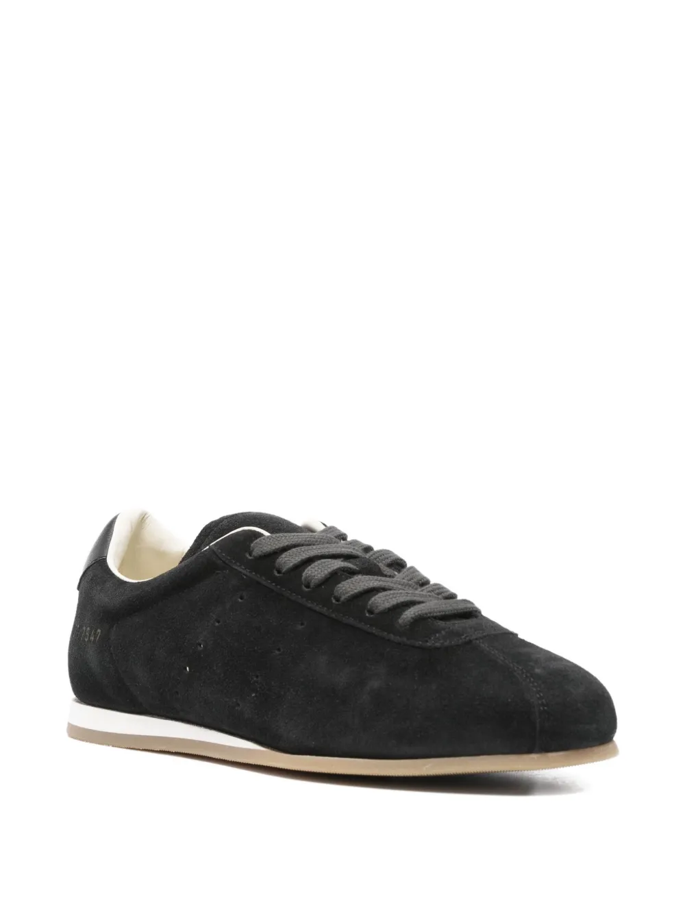 Common Projects suede lace-up sneakers Black