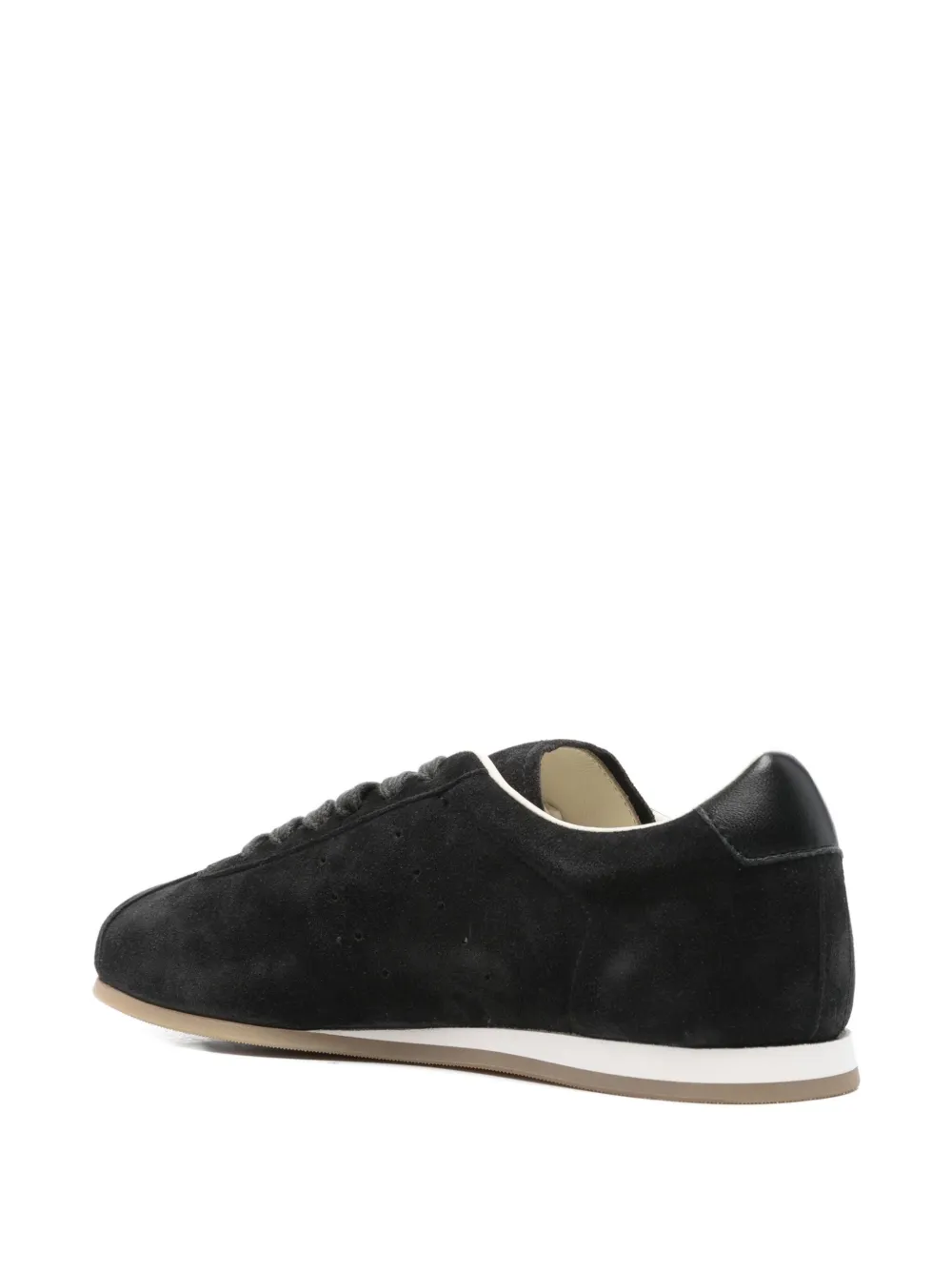 Common Projects suede lace-up sneakers Black
