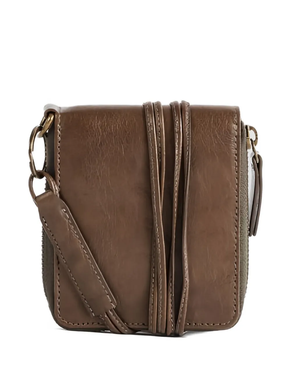  Bea Mombaers Zip-fastening Leather Wallet - Brown 