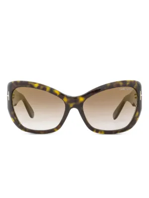 TOM FORD Eyewear Lucilla キャットアイ サングラス | ブラウン