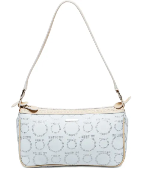 Ferragamo Pre-Owned 2000-2010s ganchini-pattern shoulder bag