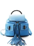 Gucci Pre-Owned 2000-2015 Bamboo Line backpack - Blue