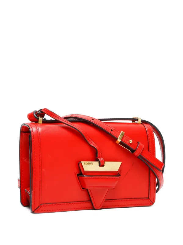 LOEWE バルセロナ ハンドバッグ ショルダー 鞄 カバン Loewe Pre-Owned 2015-2020 バルセロナ ショルダーバッグ | レッド