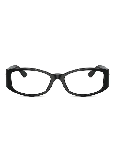 Versace geometric full-rim glasses