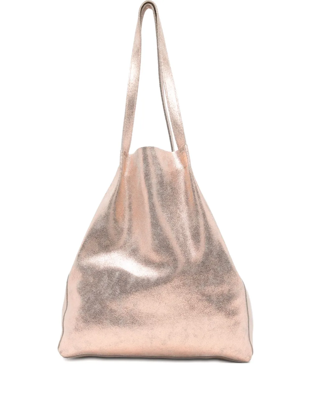 SOMMET metallic-leather tote bag | Gold | Image 1