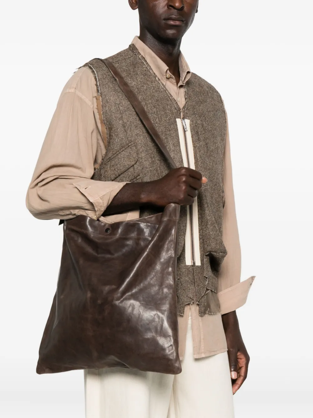 SOMMET large Lidia leather shoulder bag | Women | Image 2