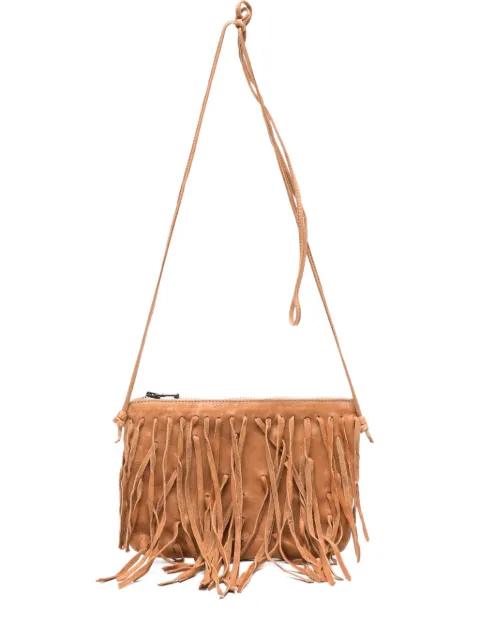 SOMMET small fringe-detail leather crossbody bag