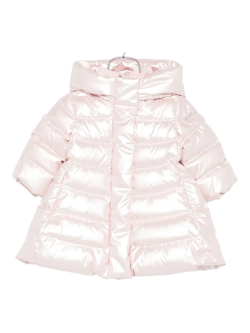 Monnalisa hooded quilted coat - ピンク Monnalisa hooded quilted coat - ピンク