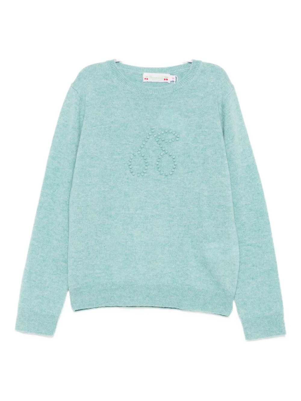 Bonpoint Logo-embroidered Cashmere Sweater In Blue