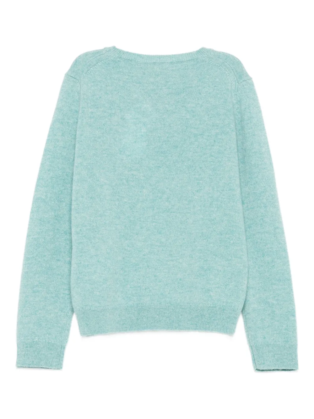 Bonpoint Kasjmier trui met geborduurd logo Blauw