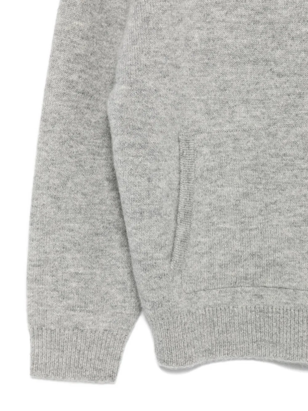 Bonpoint Gebreide hoodie Grijs