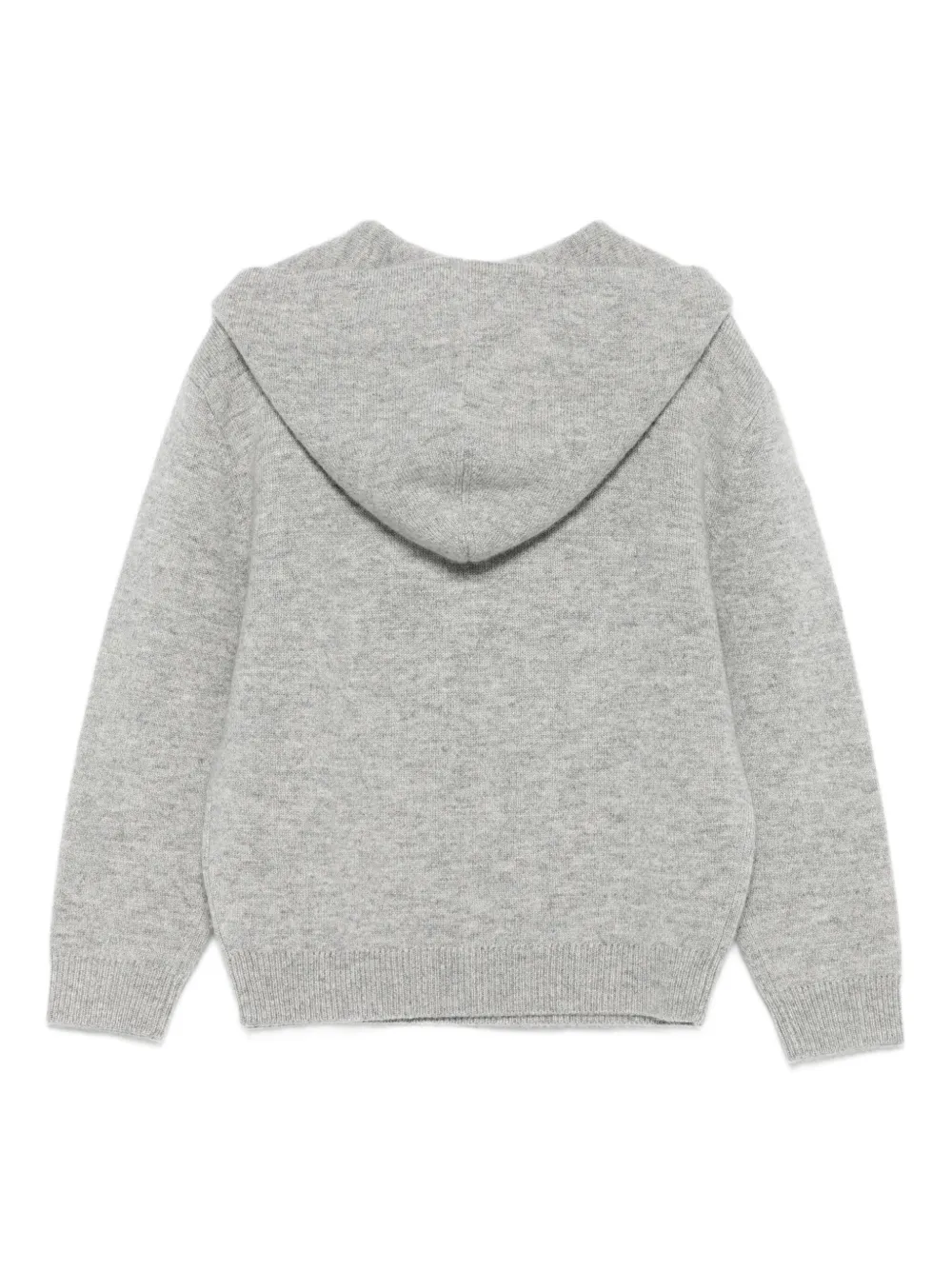 Bonpoint Gebreide hoodie Grijs