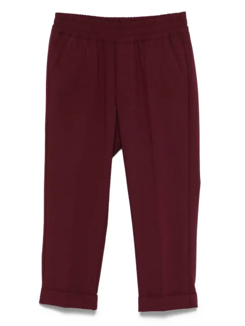 MSGM Kids pantalones con pretina elástica
