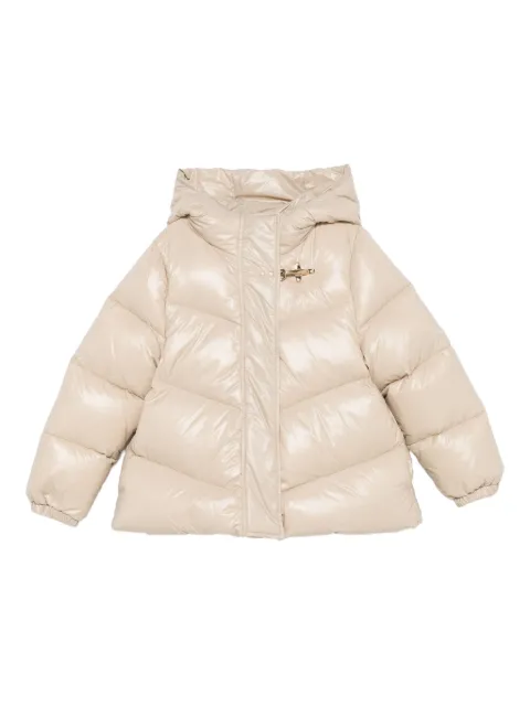 Fay Kids hooded quilted coat