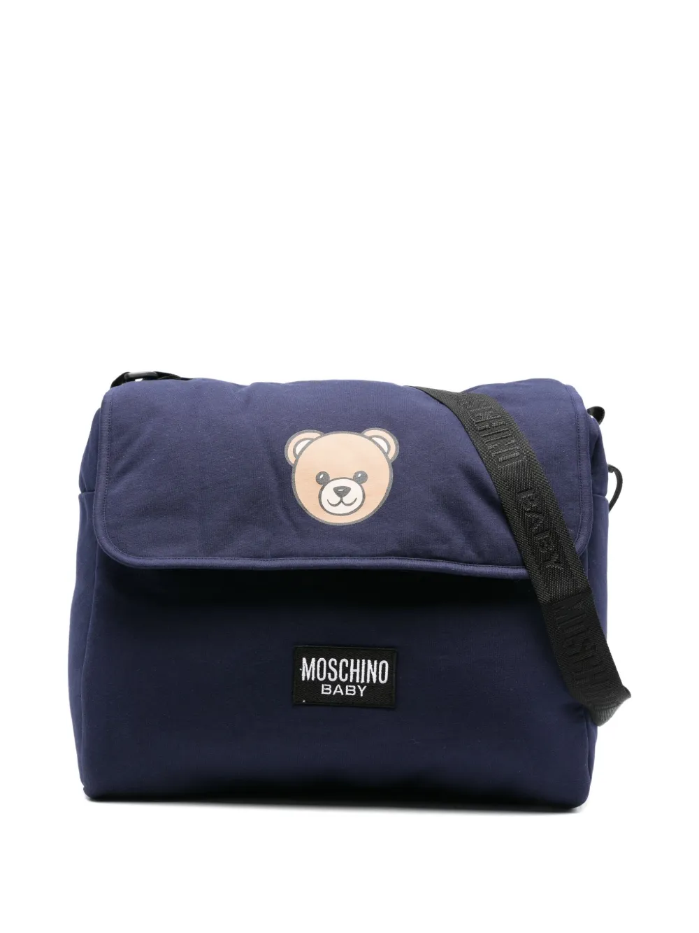 Moschino Kids teddy-print changing bag Blauw
