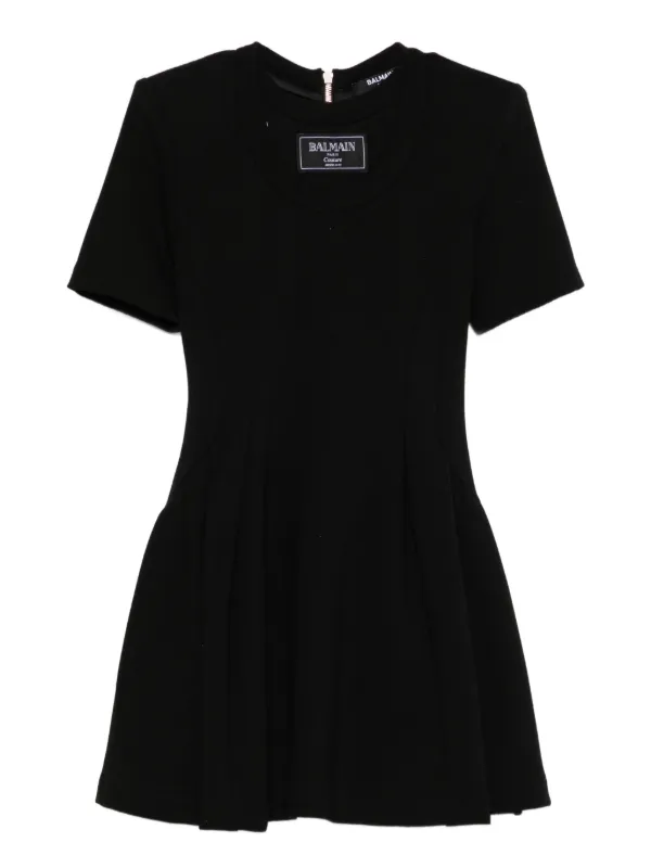 Balmain Kids ショートスリーブ ワンピース | ブラック Balmain Kids ショートスリーブ ワンピース | ブラック